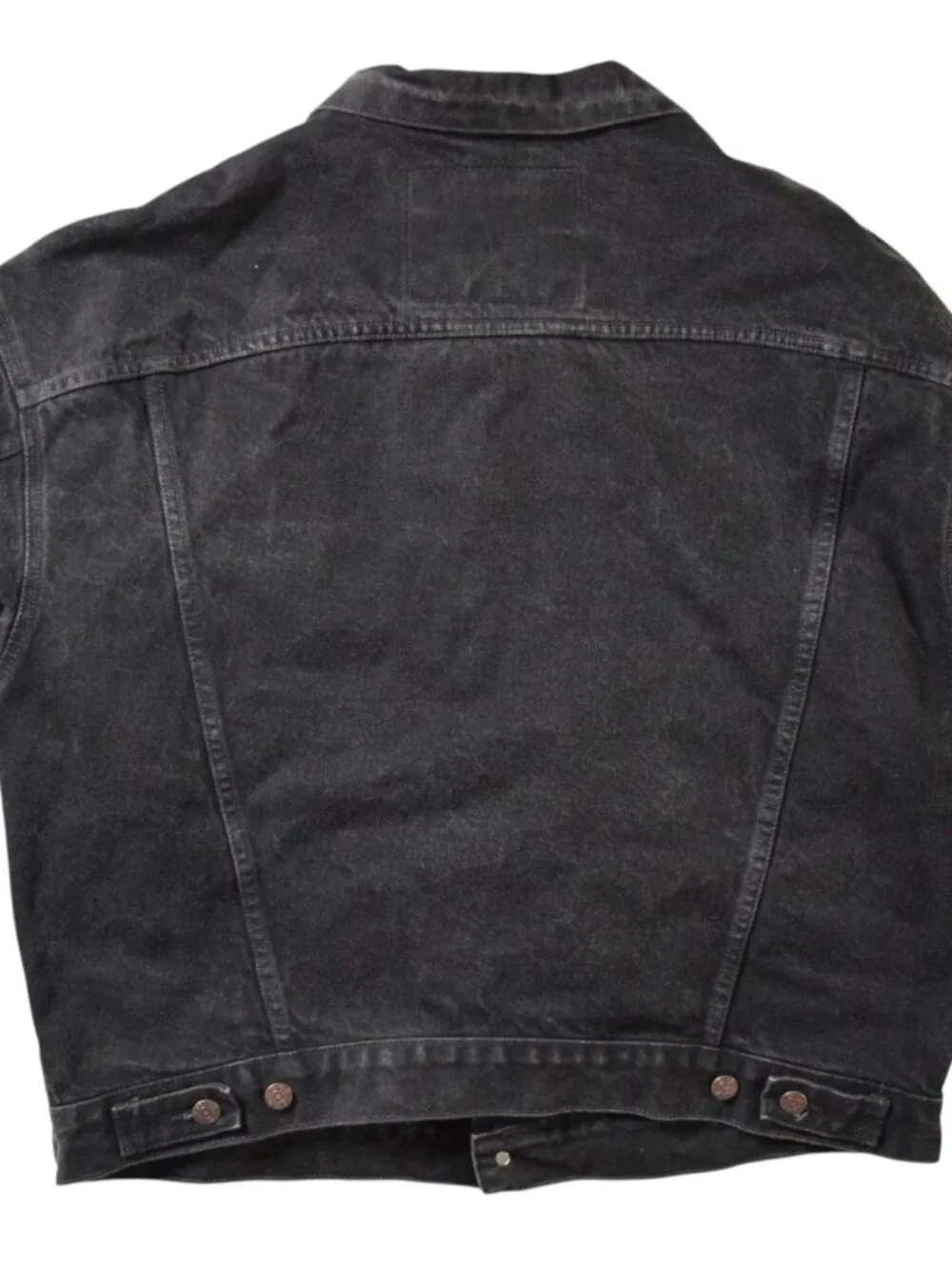 Vintage Levi’s 70598 4159‎ Black Denim Trucker Jacket XL 